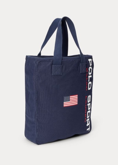 Polo Ralph Lauren Lærred Polo Sport Tote Bag Herre Danmark (AZJOG9125)